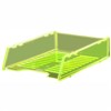 ITALPLAST MULTI FIT DOCUMENT TRAY A4 NEON YELLOW