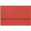 MARBIG SLIMPICK DOCUMENT WALLET FOOLSCAP BRIGHTS RED PACK 10