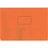 MARBIG SLIMPICK FOOLSCAP DOCUMENT WALLET BRIGHTS ORANGE PACK 10