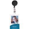 REXEL ID RETRACTABLE CARD HOLDER REEL BLACK HANGSELL