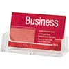 ESSELTE BUSINESS CARD HOLDER LANDSCAPE CLEAR
