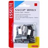 ESSELTE NALCLIP REFILLS MEDIUM SILVER PACK 50