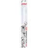 KENT 61M DOUBLE SIDED SCALE RULER 300MM WHITE