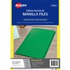 AVERY 88232 MANILLA FOLDER FOOLSCAP GREEN PACK 20