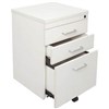 RAPID SPAN MOBILE PEDESTAL 3DRAWER LOCKABLE 690 X 465 X 447MM WHITE