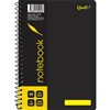 QUILL Q570 NOTEBOOK SPIRALBOUND 70GSM A5 200 PAGE BLACK