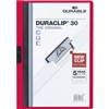DURABLE DURACLIP DOCUMENT FILE PORTRAIT 30 SHEET CAPACITY A4 RED