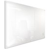VISIONCHART LUMIERE MAGNETIC GLASSBOARD WITH PEN TRAY 1200 X 900MM WHITE