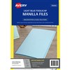 AVERY 88282 MANILLA FOLDER FOOLSCAP LIGHT BLUE PACK 20
