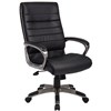 CAPRI EXECUTIVE CHAIR HIGH BACK ARMS PU BLACK