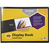 MARBIG DISPLAY BOOK NONREFILABLE LANDSCAPE 20 POCKET A3 BLACK