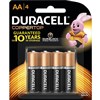 DURACELL COPPERTOP ALKALINE AA BATTERY PACK 4