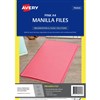AVERY 82753 MANILLA FOLDER A4 PINK PACK 20