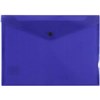 BANTEX DOCUMENT FOLDER BUTTON CLOSURE A4 TRANSPARENT PURPLE