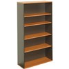 RAPID WORKER BOOKCASE 4 SHELF 900 X 315 X 1800MM CHERRYIRONSTONE