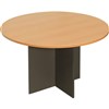 RAPID WORKER ROUND MEETING TABLE 900MM BEECHIRONSTONE