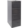 GO STEEL FILING CABINET 4 DRAWERS 460 X 620 X 1321MM BLACK RIPPLE