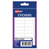 AVERY 932016 MULTIPURPOSE STICKERS RECTANGLE 30 X 12MM WHITE PACK 132