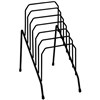ITALPLAST STEP FILE ORGANISER SMALL 6 GRADUATED SLOT BLACK