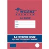WRITER PREMIUM EXERCISE BOOK FEINT RULED 8MM 70GSM 64 PAGE A4 TRIANGLE