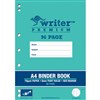 WRITER PREMIUM BINDER BOOK FEINT RULED 8MM 70GSM 96 PAGE A4 TRUMPET