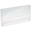 DEFLECTO BROCHURE HOLDER WALL MOUNT LANDSCAPE A3 CLEAR