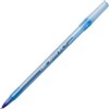BIC ROUND STIC BALLPOINT PENS MEDIUM BLUE BOX 12