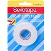 SELLOTAPE PERMANENT DOUBLE SIDED FOAM MOUNTING TAPE 12MM X 2M