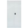 GO STEEL GO SWING DOOR CUPBOARD 4 SHELVES 2000 X 910 X 450MM SILVER GREY