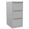 STEELCO FILING CABINET 3 DRAWER 470 X 620 X 1015MM SILVER GREY