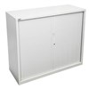 GO STEEL TAMBOUR DOOR CABINET 2 SHELVES 1016 X 900 X 473MM WHITE CHINA