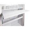 GO STEEL TAMBOUR DOOR CUPBOARD ADDITIONAL PULL OUT FILE SHELF 900MM WHITE CHINA