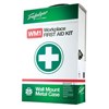 TRAFALGAR WORKPLACE FIRST AID KIT METAL CASE WALL MOUNT