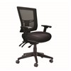 BURO METRO II 247 TASK CHAIR MEDIUM MESH BACK 3LEVER NYLON BASE WITH ARMS BLACK