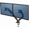 FELLOWES PLATINUM SERIES MONITOR ARM DUAL BLACK