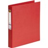 MARBIG LINEN RING BINDER PE 2D 25MM A4 RED