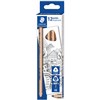 STAEDTLER 119 NATURAL JUMBO TRIANGULAR PENCILS HB PACK 12