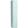GO STEEL LOCKER 4 DOOR 305 X 455 X 1830MM SILVER GREY