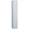 GO STEEL LOCKER 1 DOOR 305 X 455 X 1830MM SILVER GREY