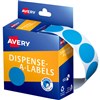 AVERY 937276 ROUND LABEL DISPENSER 24MM LIGHT BLUE BOX 500