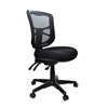 BURO METRO TASK CHAIR MEDIUM MESH BACK SEAT SLIDE 3LEVER BLACK NYLON BASE