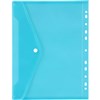 MARBIG BINDER POCKET BUTTON CLOSURE A4 MARINE