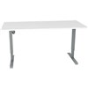 CONSET 50133 ELECTRIC HEIGHT ADJUSTABLE DESK 1500 X 800MM WHITESILVER