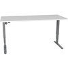 CONSET 50143 ELECTRIC HEIGHT ADJUSTABLE DESK 1800 X 800MM WHITESILVER