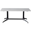 RAPIDLINE TYPHOON BOARDROOM TABLE 2400 X 1200 X 750MM WHITE
