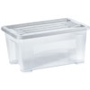 ITALPLAST STORAGE MODULAR STORAGE BOX WITH LID 5 LITRE GRAPHITE