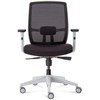 RAPIDLINE LUMINOUS EXECUTIVE CHAIR HIGH MESH BACK ARMS BLACKWHITE