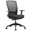 BURO MENTOR TASK CHAIR HIGH MESH BACK NYLON BASE ARMS BLACK