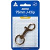 KEVRON AL1057 JCLIP KEY RING METAL 75MM