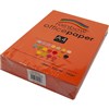 RAINBOW COLOURED A4 COPY PAPER 80GSM 500 SHEETS ORANGE